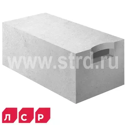 Блок Classic газобетонный ЛСР стеновой 625*250*250 D500кг/м3 В3,5