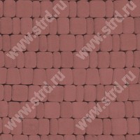 Тротуарная плитка Классика 1КЛ6ф Красный полный прокрас на сером цементе основа - серый цемент набор на м2  t=60мм Нобетек