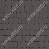 Тротуарная плитка Классика 1КЛ6ф Черный полный прокрас на сером цементе основа - серый цемент набор на м2  t=60мм Нобетек