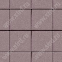 Тротуарная плитка Квадрат 2К5ф Красно-коричневый верхний прокрас на сером цементе основа - серый цемент 300*300*50мм Нобетек